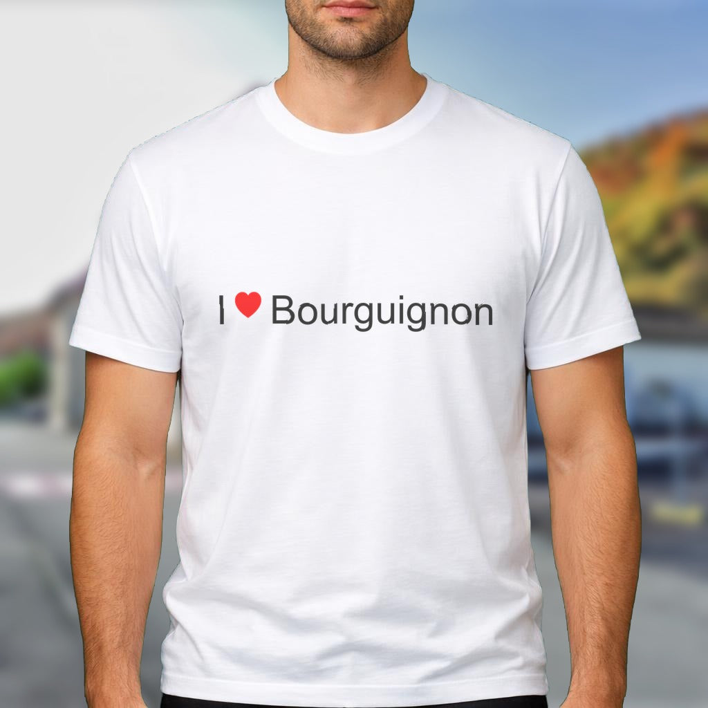 T-shirt I love bourguignon
