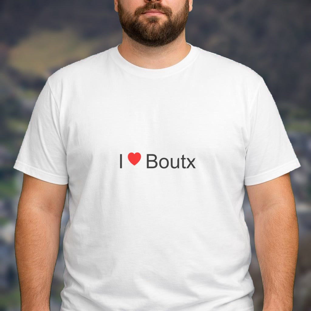 T-shirt I love boutx