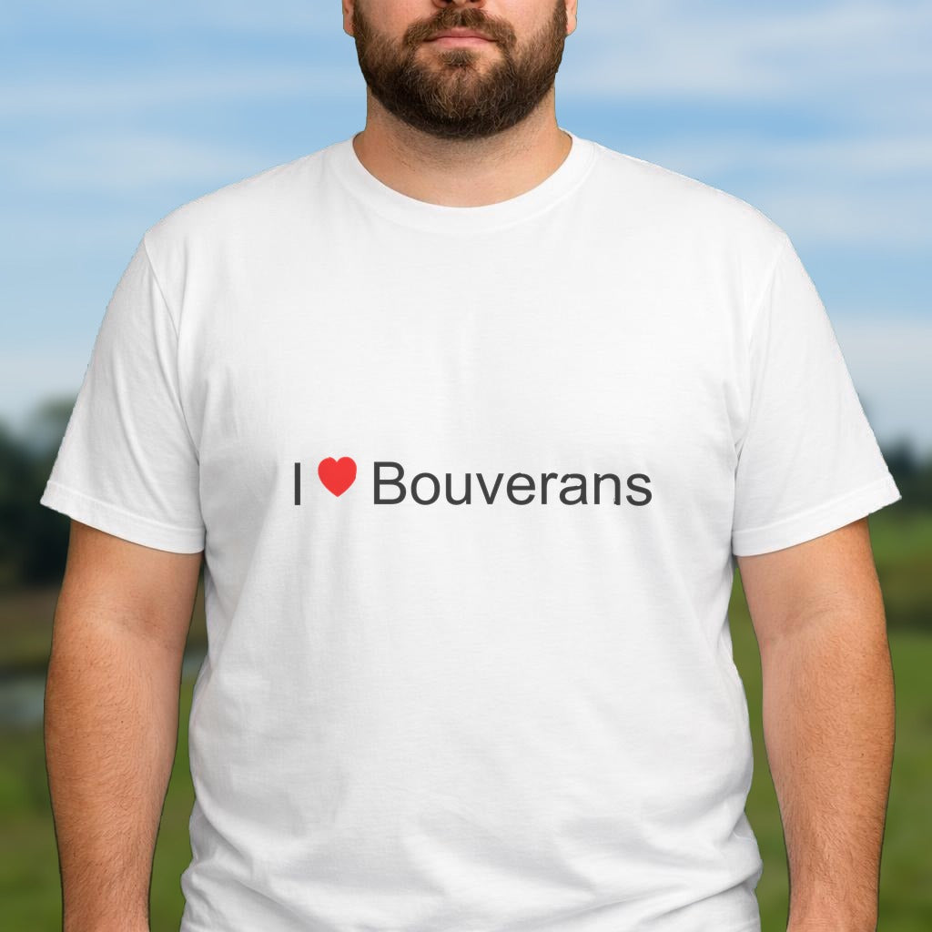 T-shirt I love bouverans