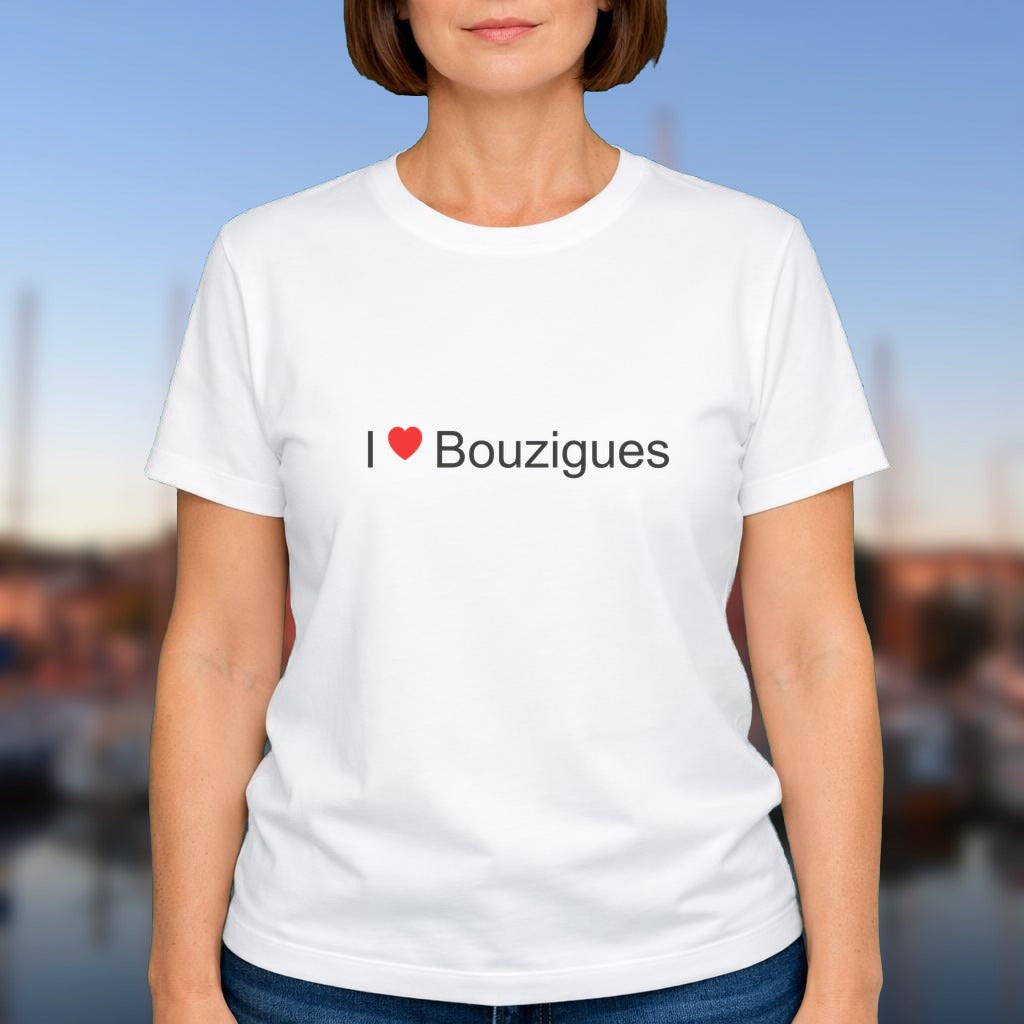 T-shirt I love bouzigues