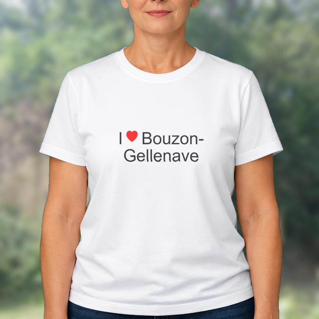 T-shirt I love bouzon-gellenave