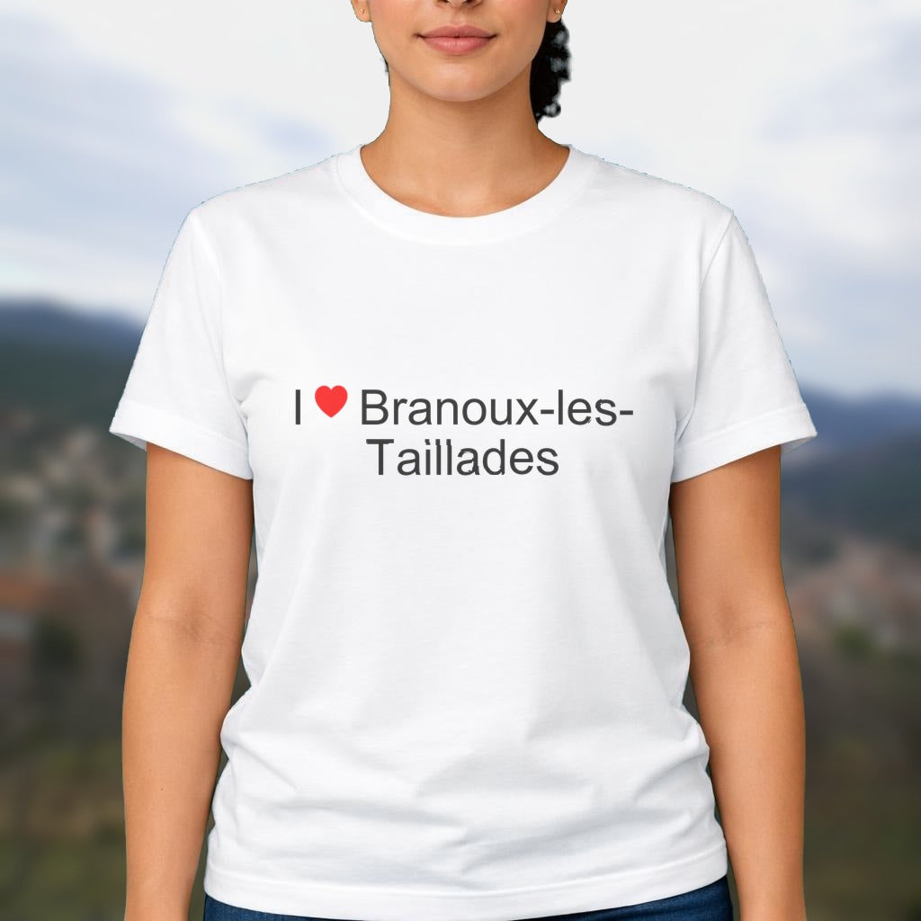 T-shirt I love branoux-les-taillades
