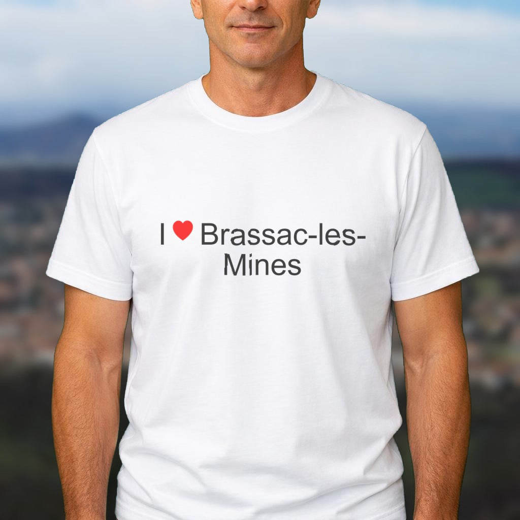 T-shirt I love brassac-les-mines