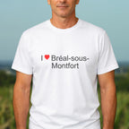 T-shirt I love bréal-sous-montfort