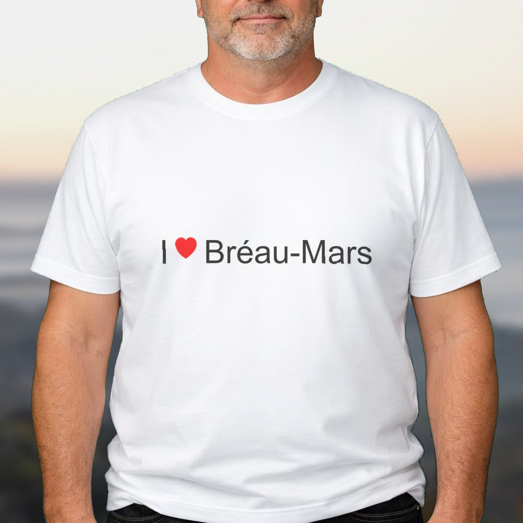 T-shirt I love bréau-mars
