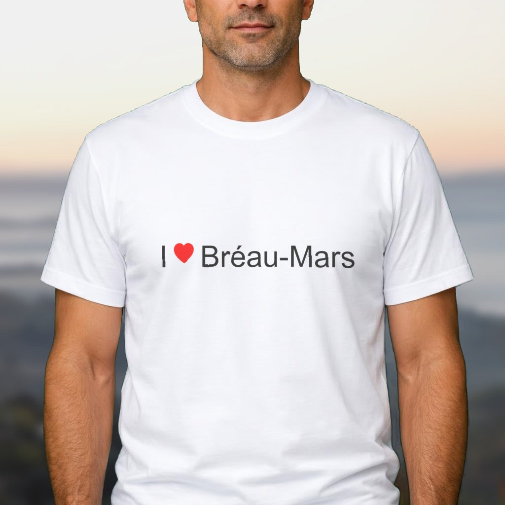 T-shirt I love bréau-mars