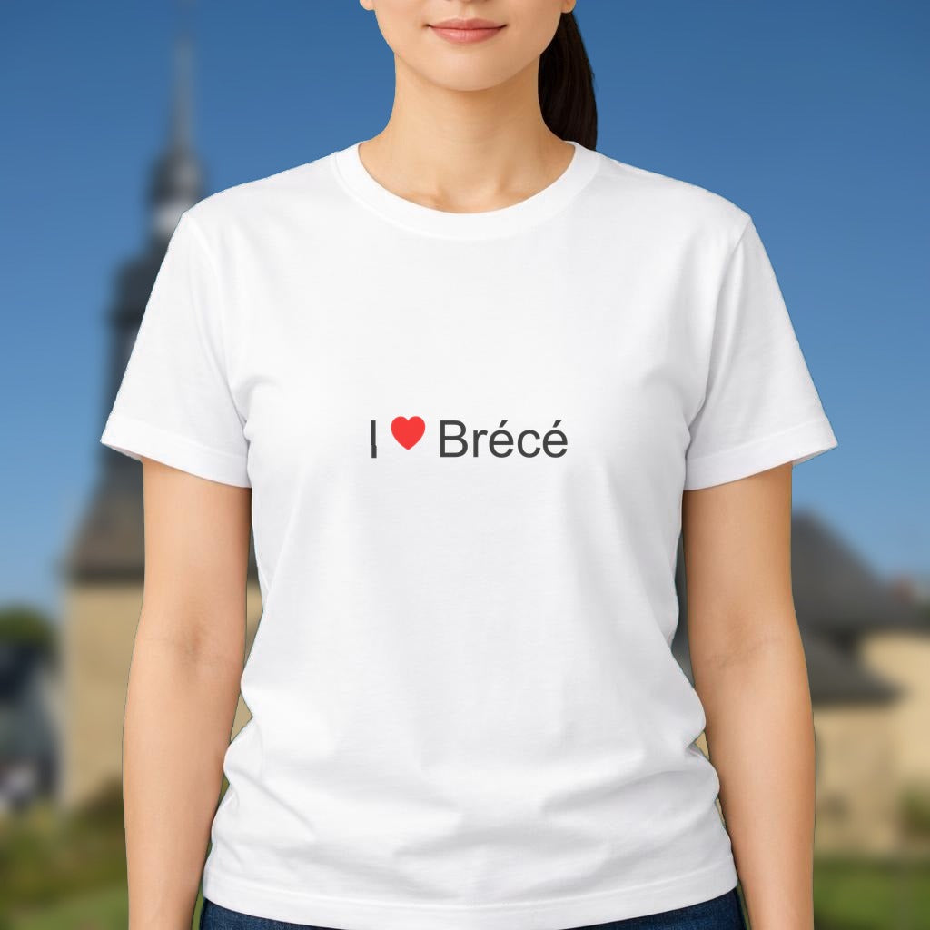 T-shirt I love brécé