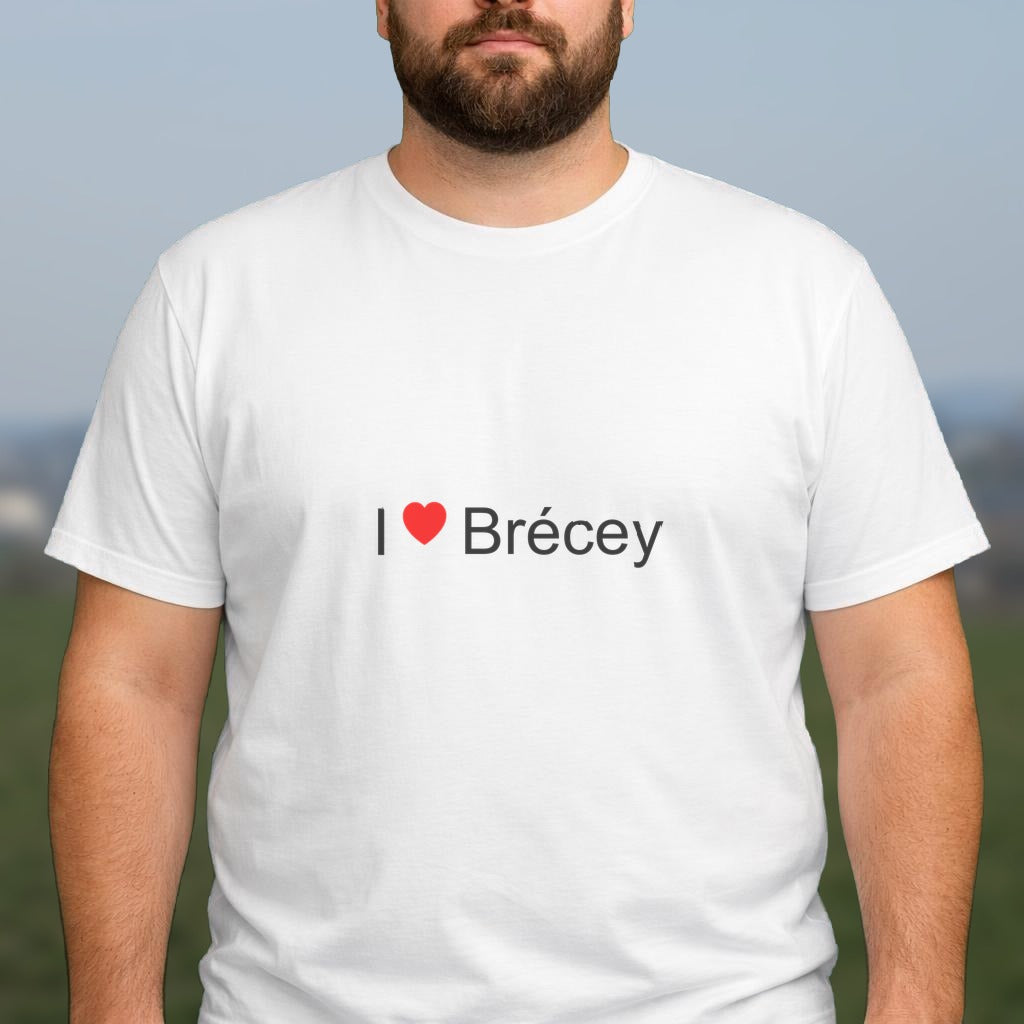 T-shirt I love brécey