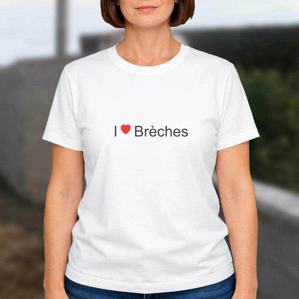 T-shirt I love brèches