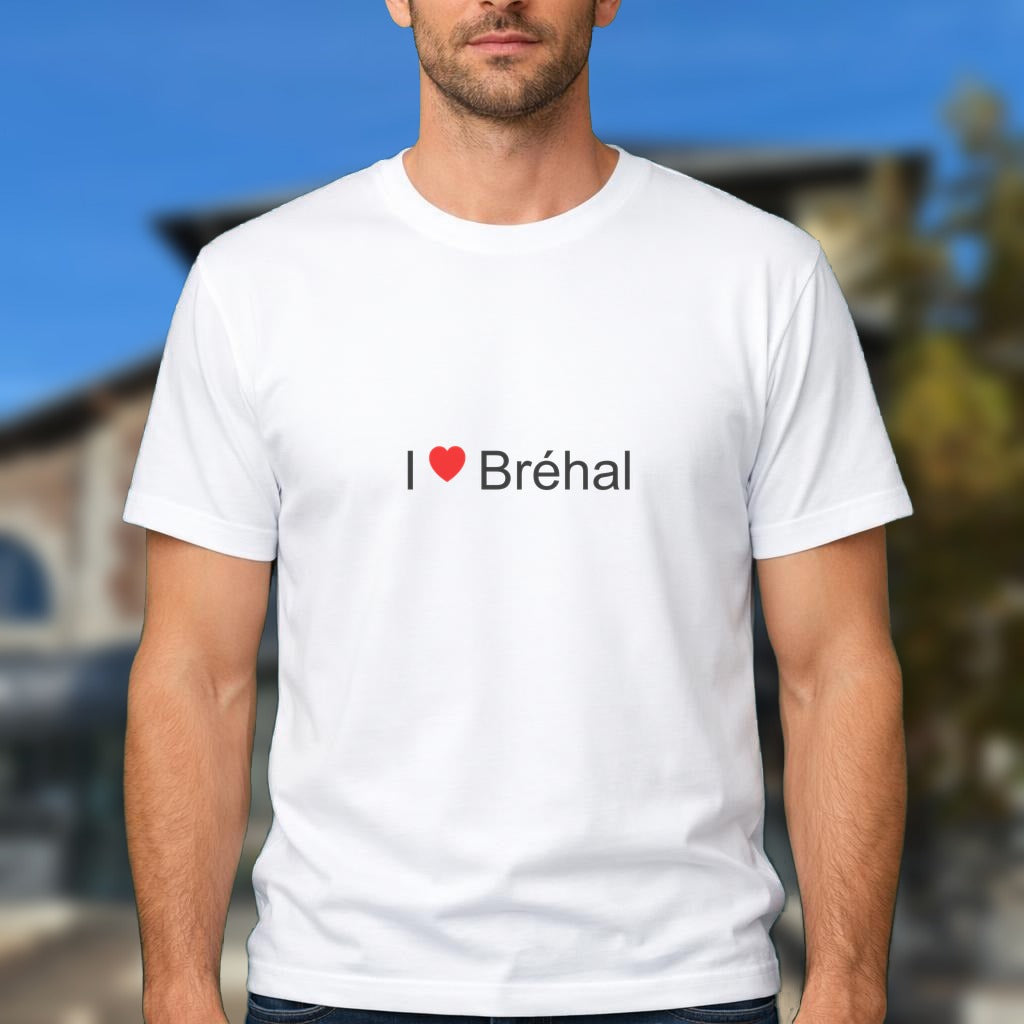 T-shirt I love bréhal