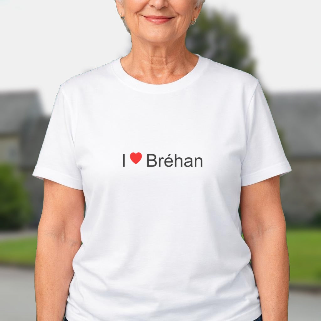 T-shirt I love bréhan