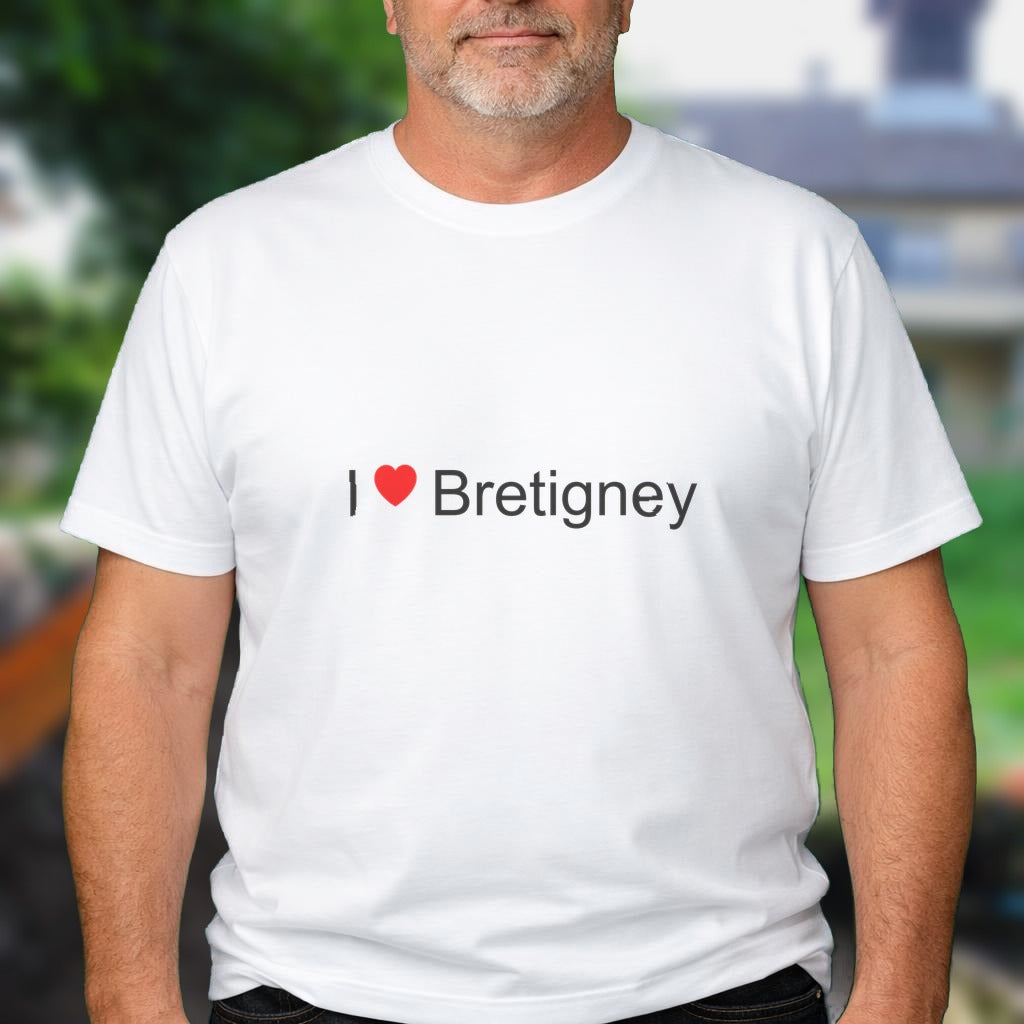 T-shirt I love bretigney