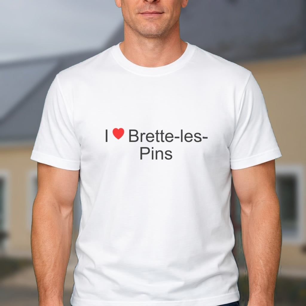 T-shirt I love brette-les-pins