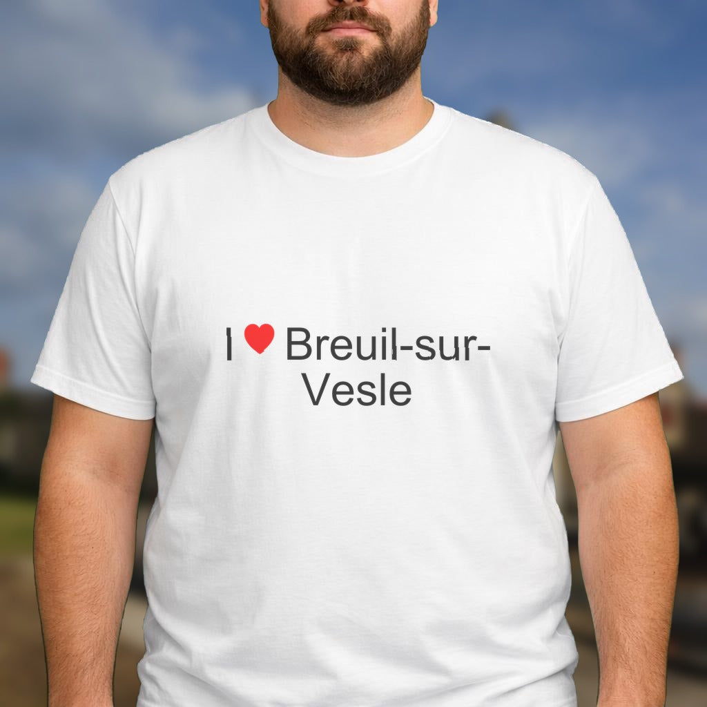 T-shirt I love breuil-sur-vesle