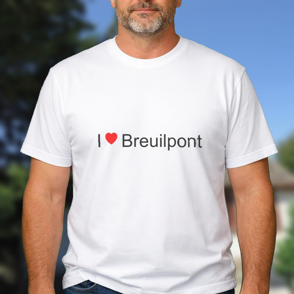 T-shirt I love breuilpont