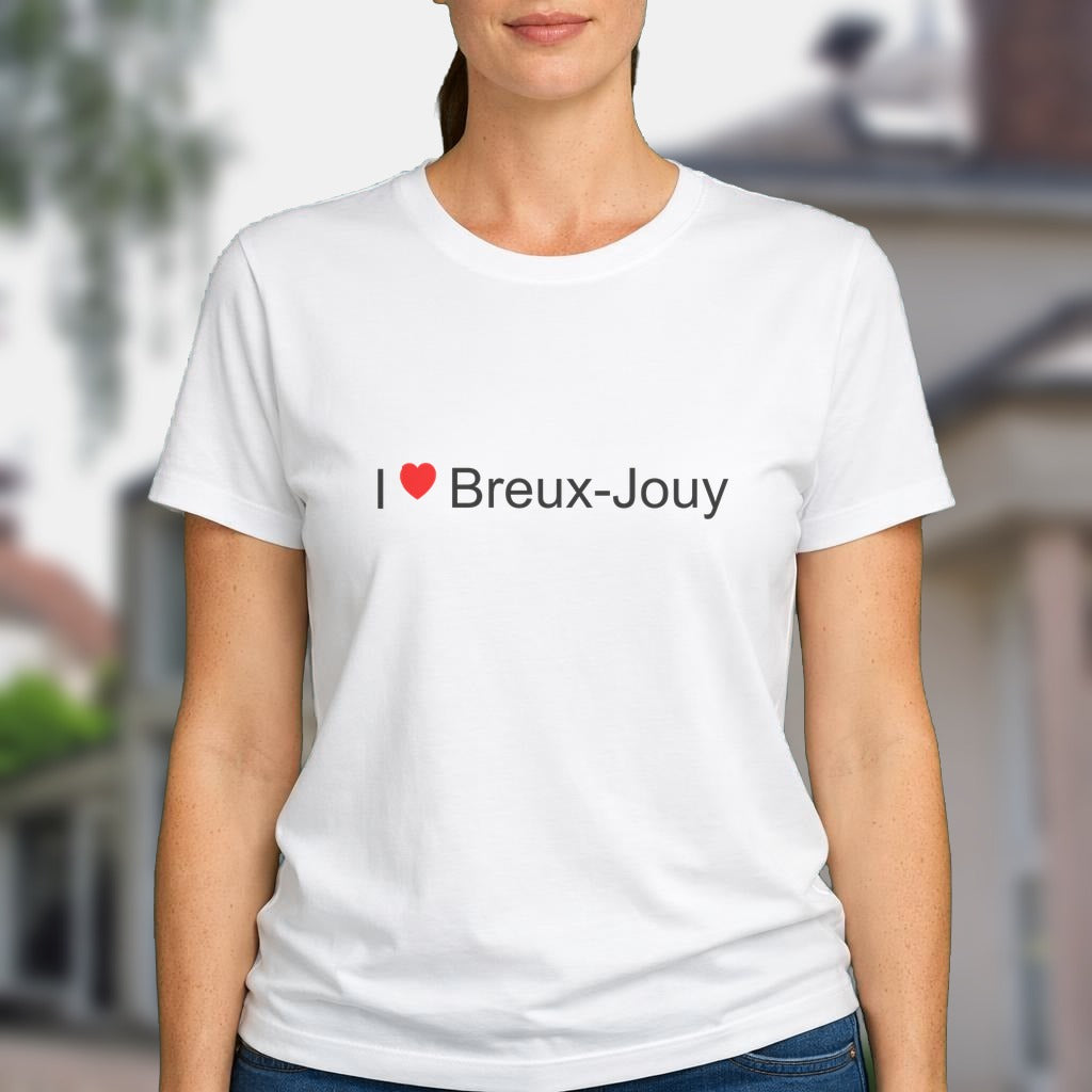 T-shirt I love breux-jouy
