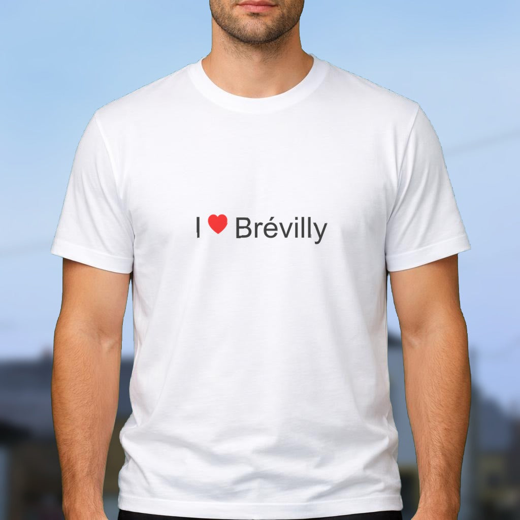 T-shirt I love brévilly