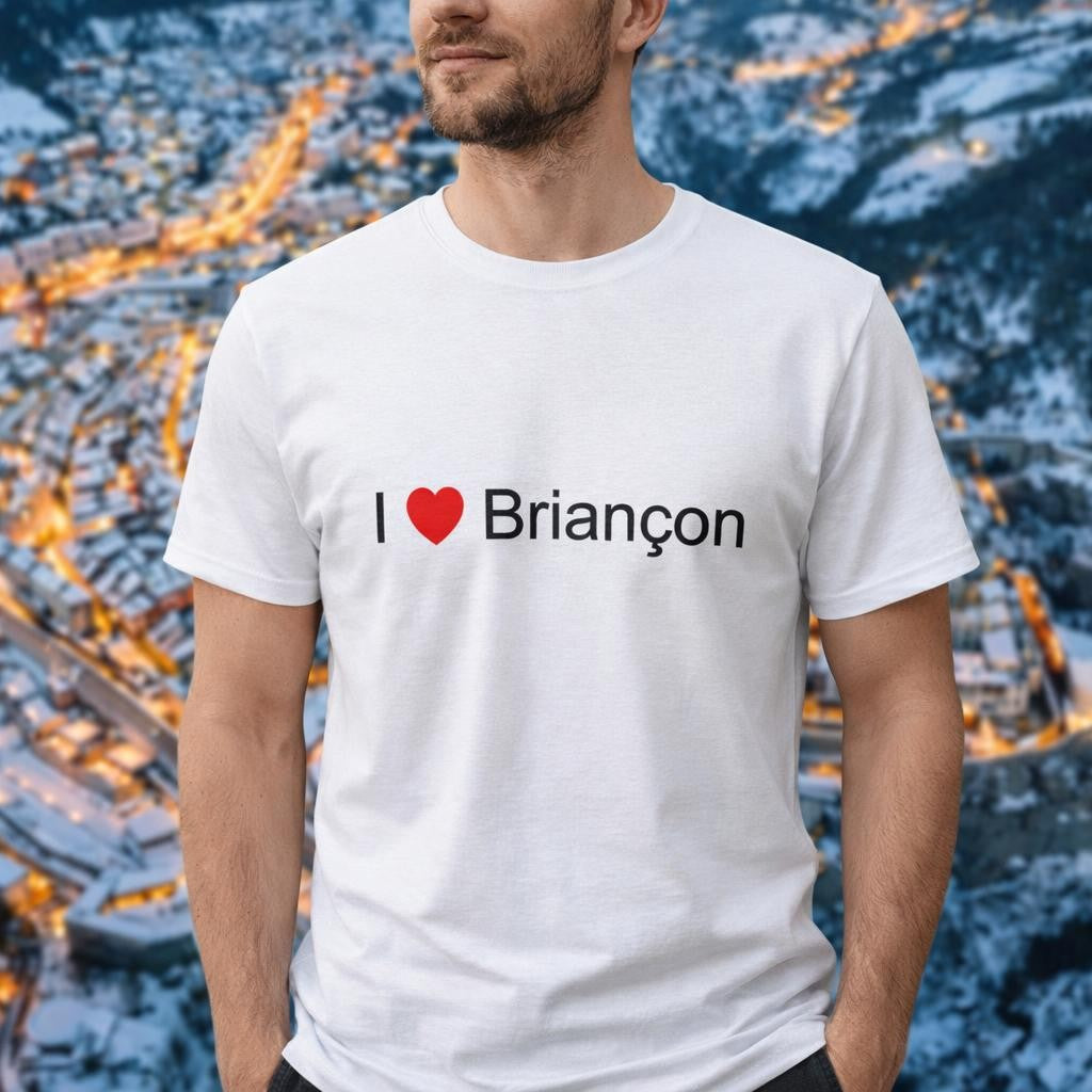 T-shirt I love briançon