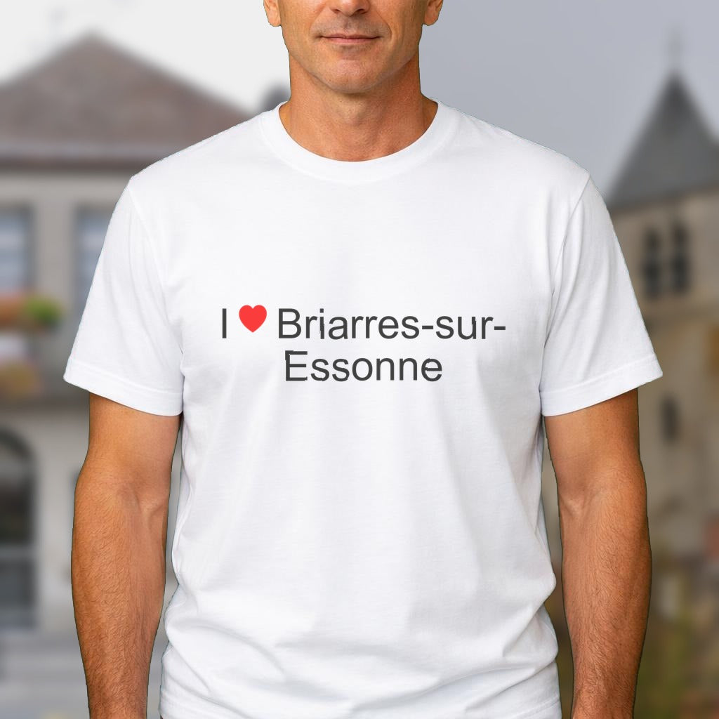 T-shirt I love briarres-sur-essonne