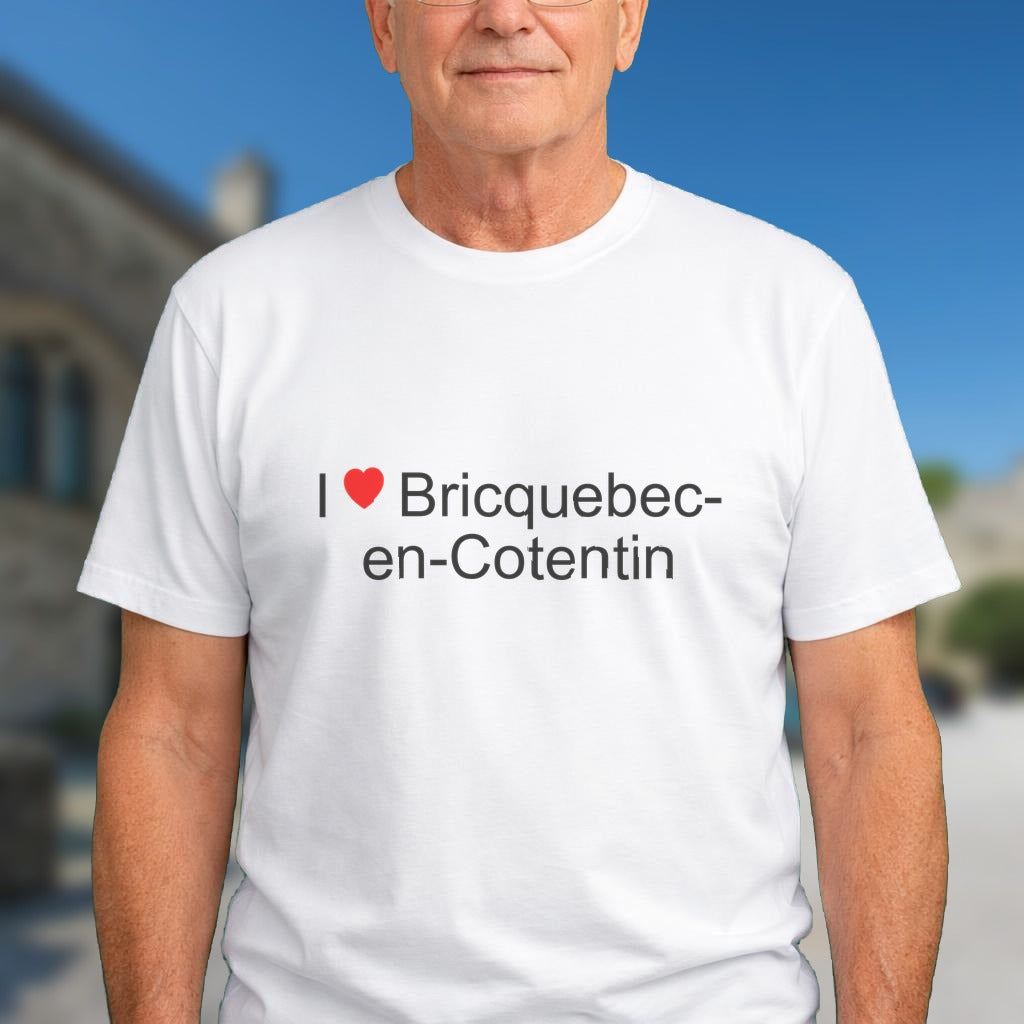 T-shirt I love bricquebec-en-cotentin