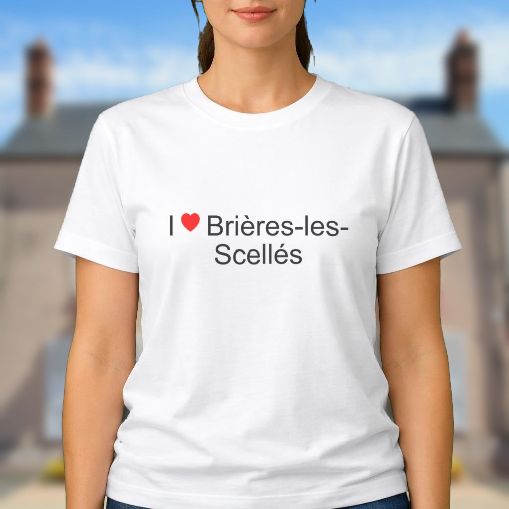 T-shirt I love brières-les-scellés