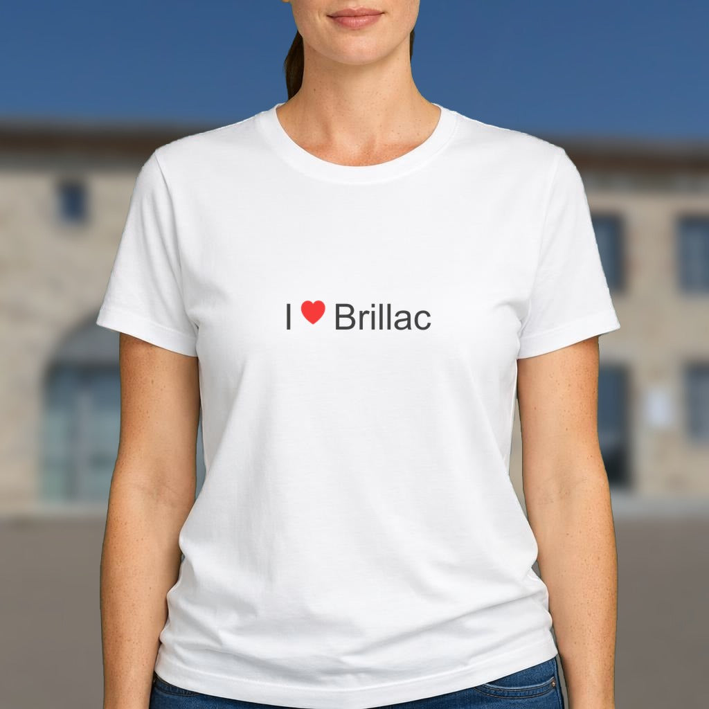 T-shirt I love brillac