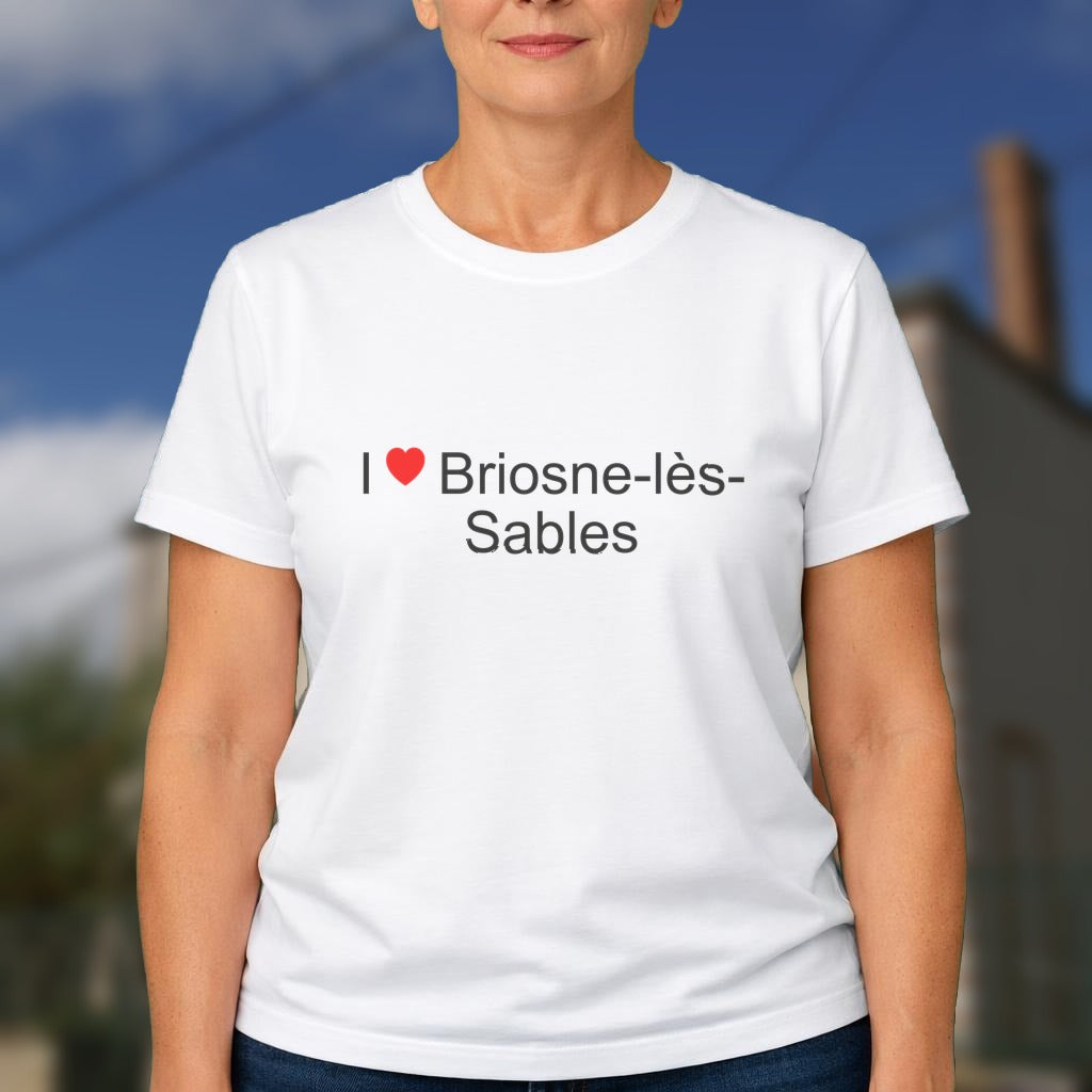 T-shirt I love briosne-lès-sables