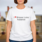 T-shirt I love brissac loire aubance