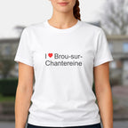 T-shirt I love brou-sur-chantereine