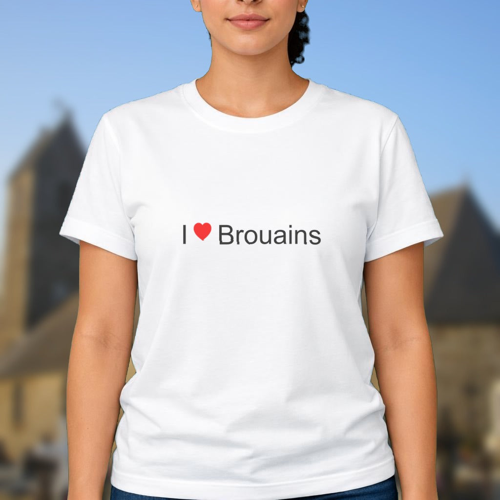 T-shirt I love brouains