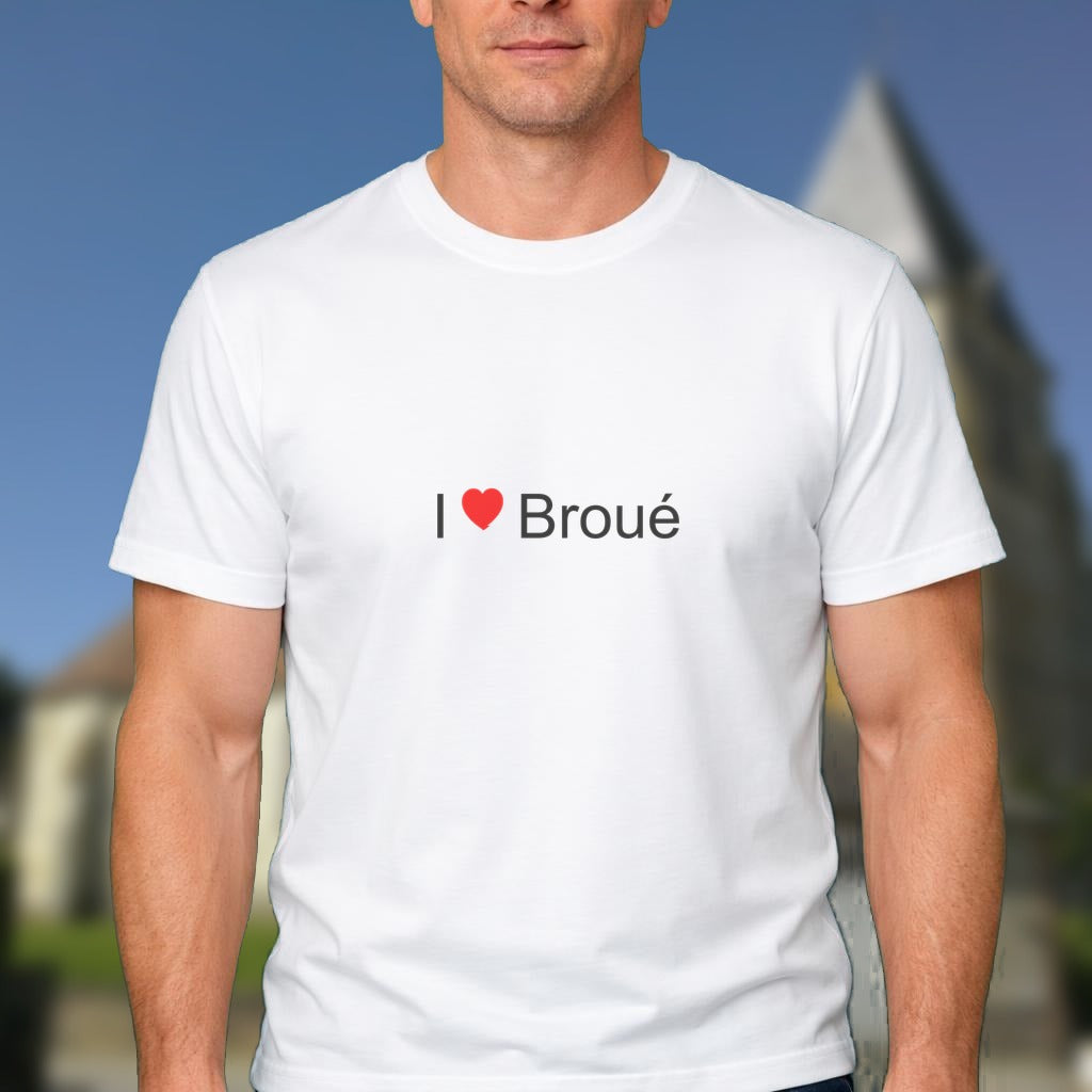 T-shirt I love broué