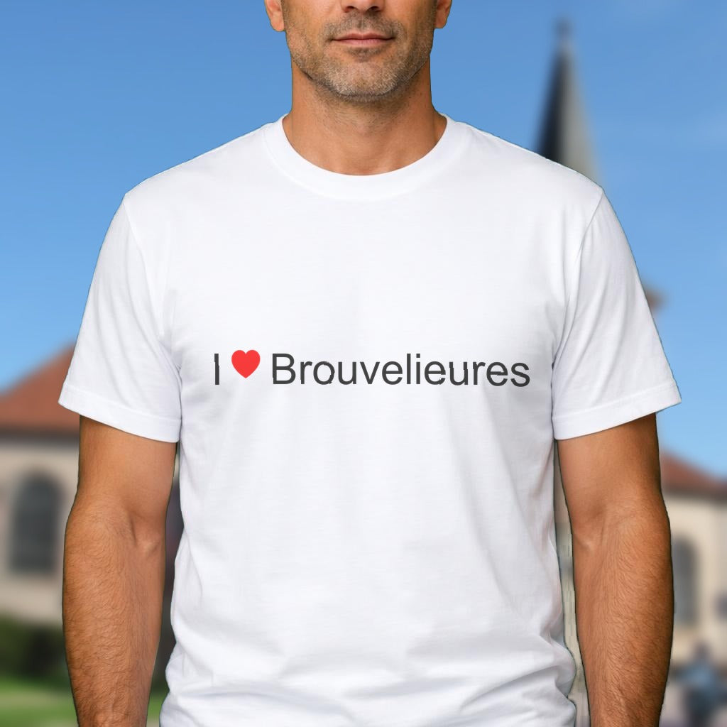 T-shirt I love brouvelieures