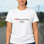 T-shirt I love brouzet-lès-alès