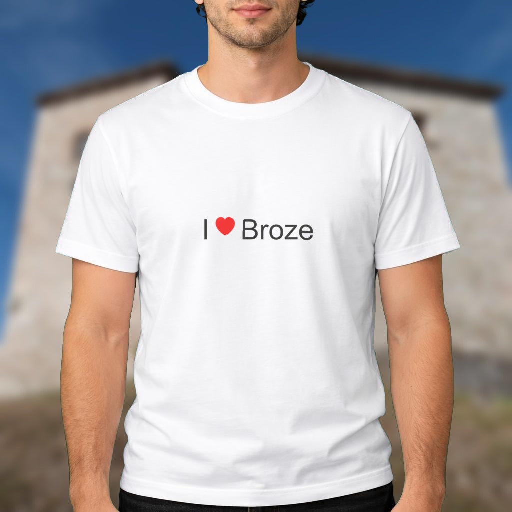 T-shirt I love broze