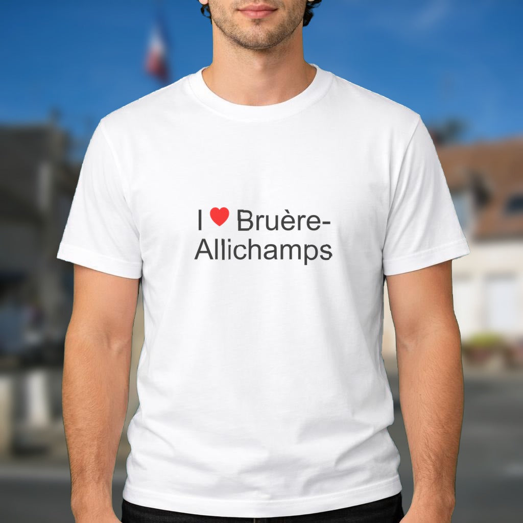 T-shirt I love bruère-allichamps
