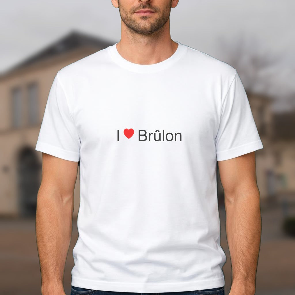T-shirt I love brûlon