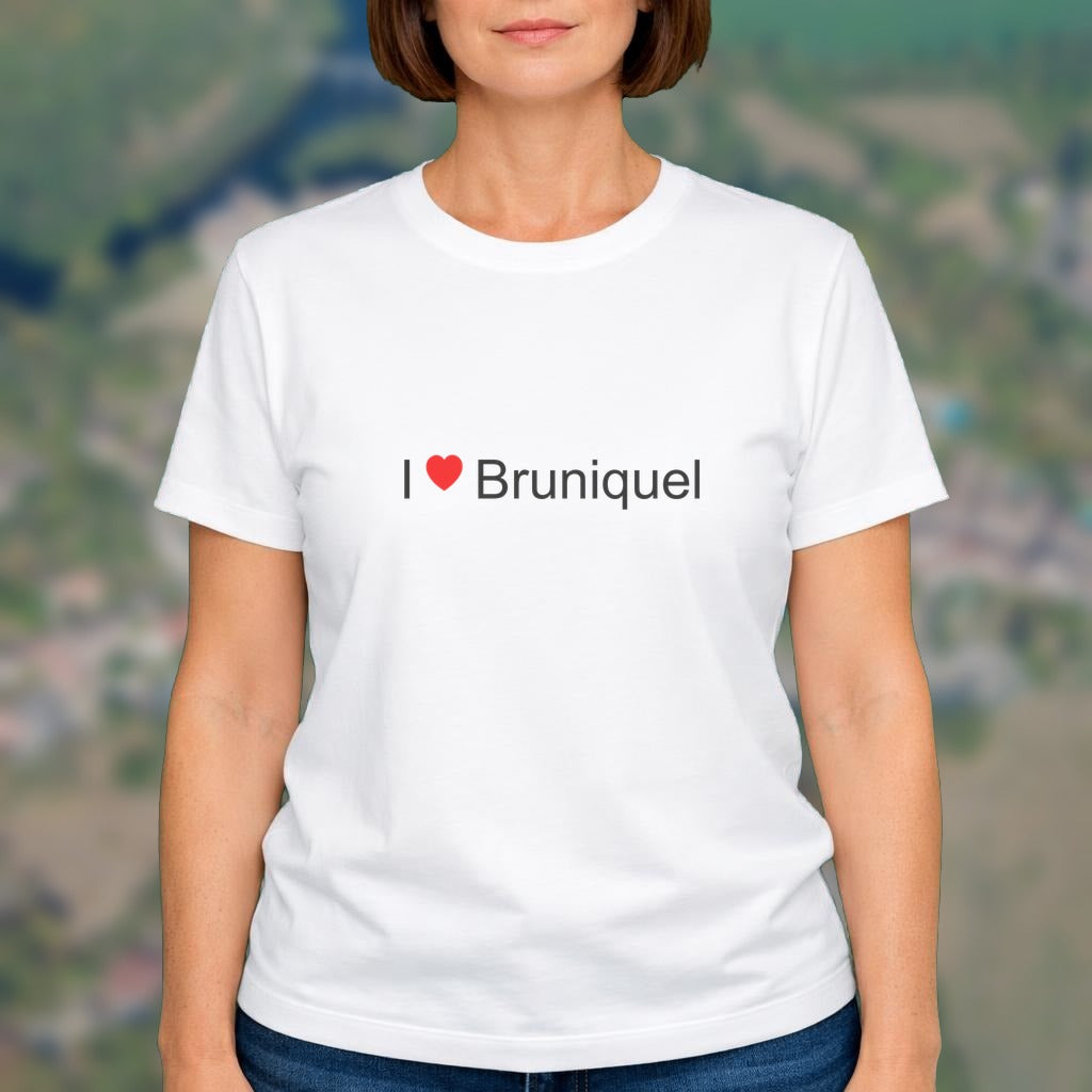 T-shirt I love bruniquel