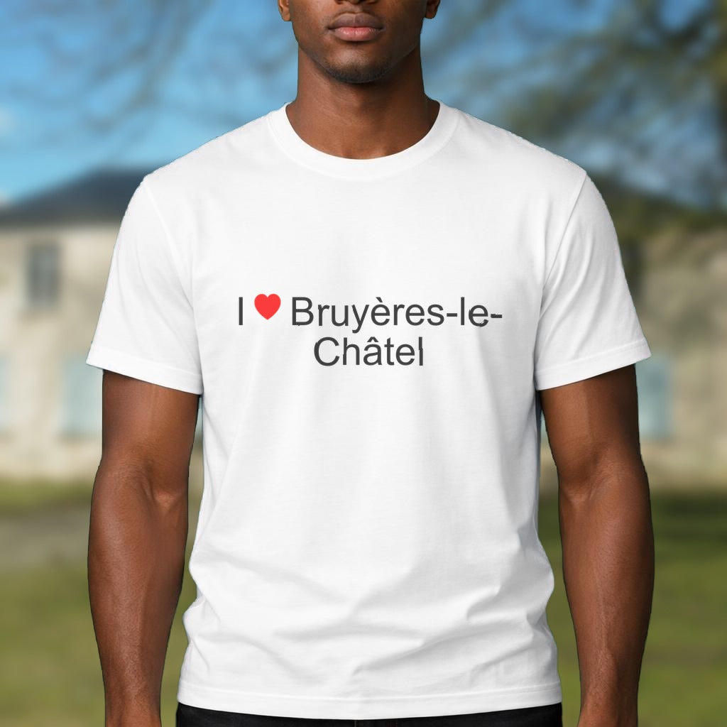 T-shirt I love bruyères-le-châtel