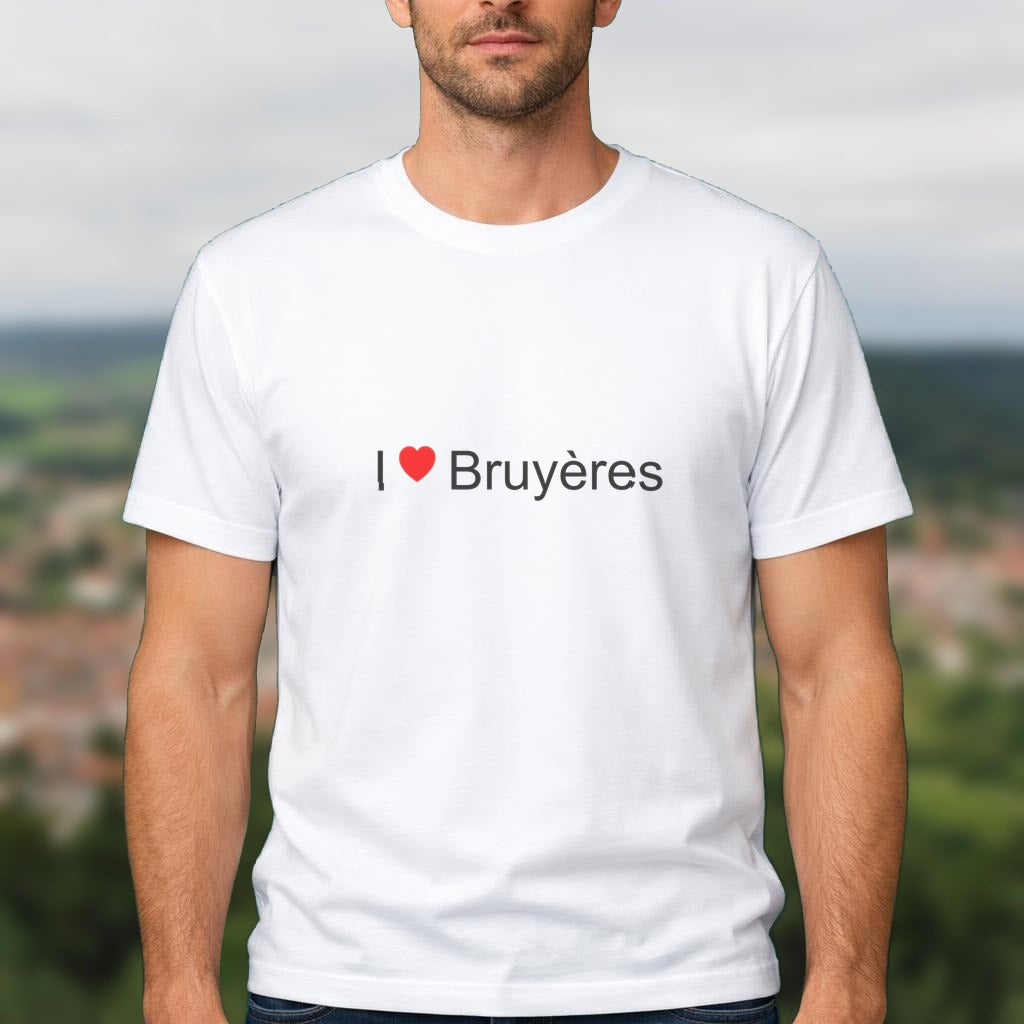 T-shirt I love bruyères
