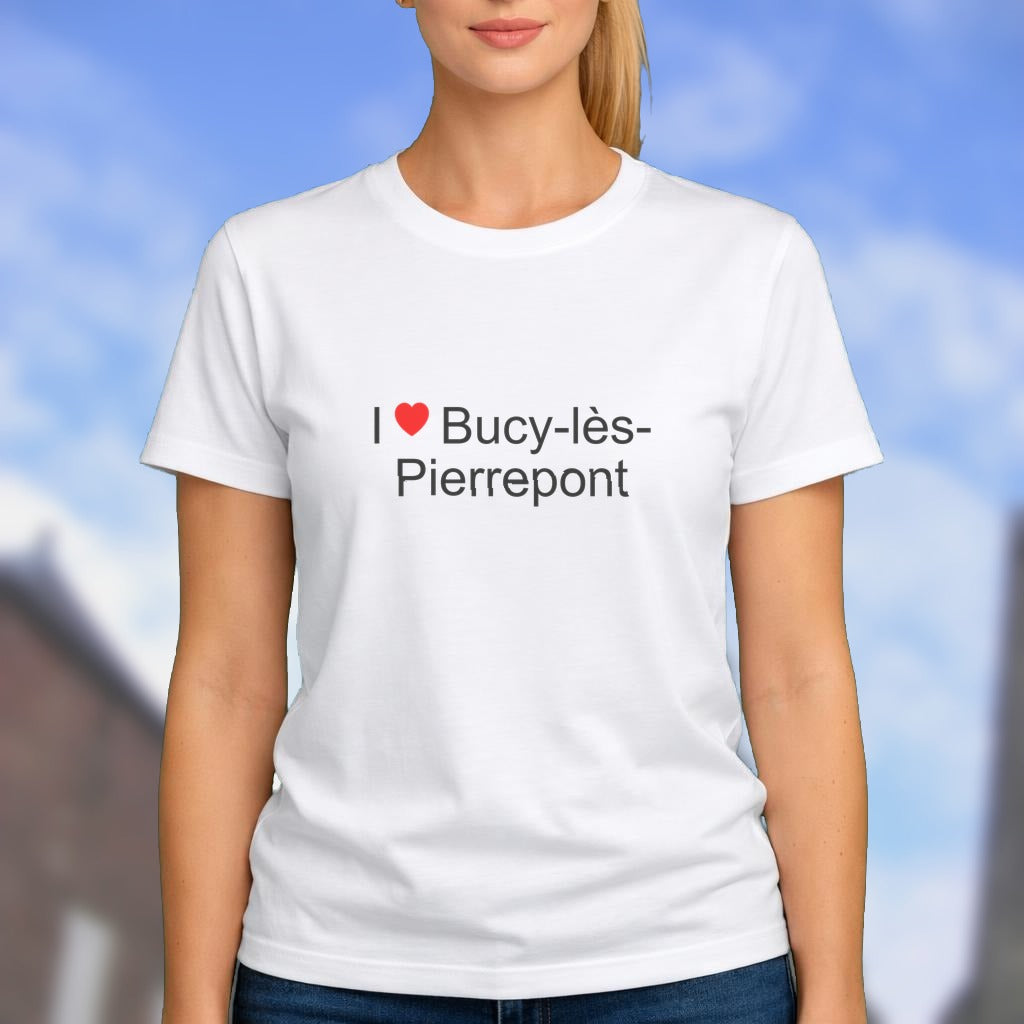 T-shirt I love bucy-lès-pierrepont