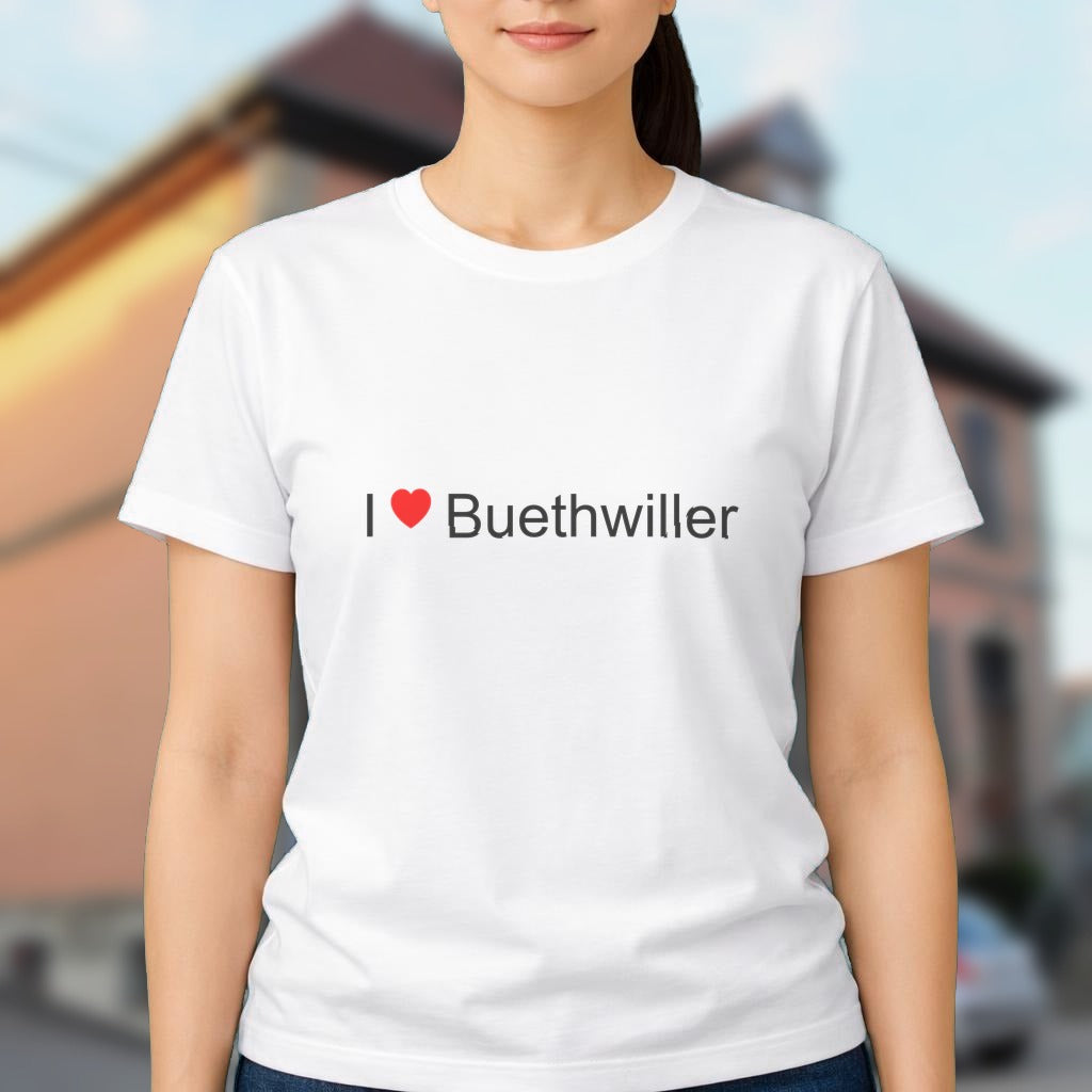 T-shirt I love buethwiller