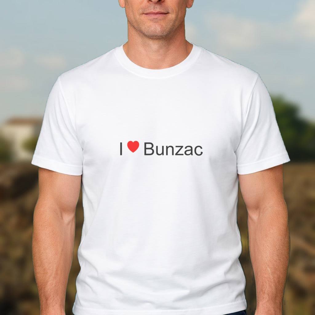 T-shirt I love bunzac