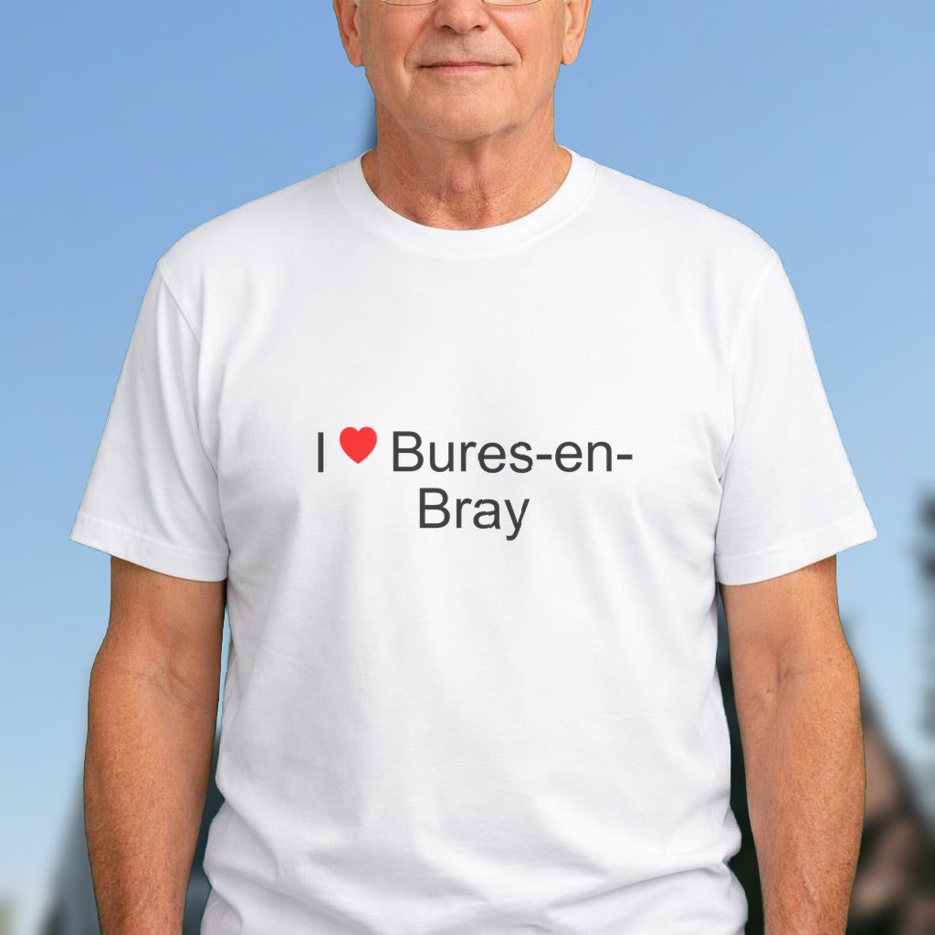 T-shirt I love bures-en-bray