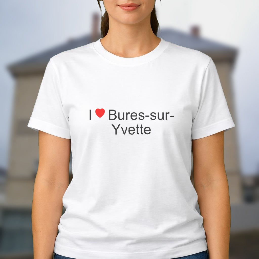 T-shirt I love bures-sur-yvette