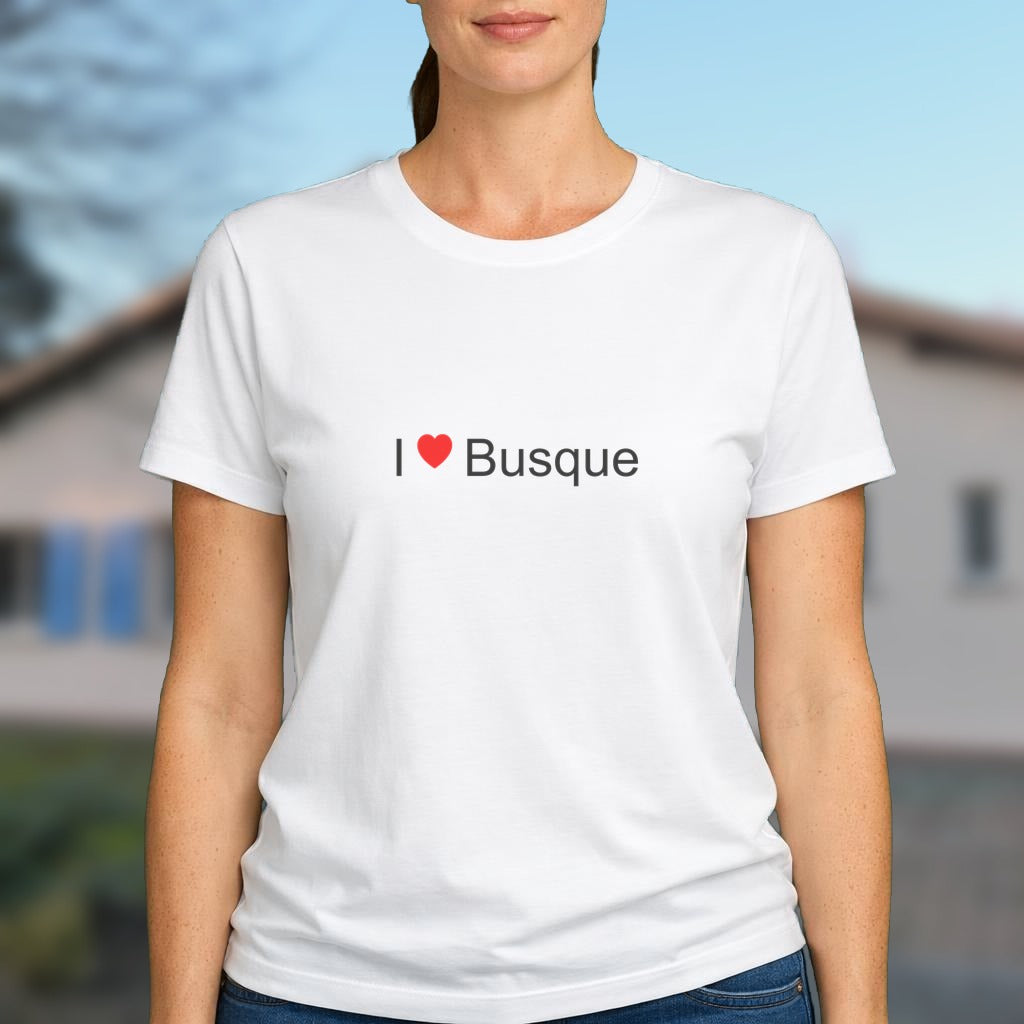 T-shirt I love busque