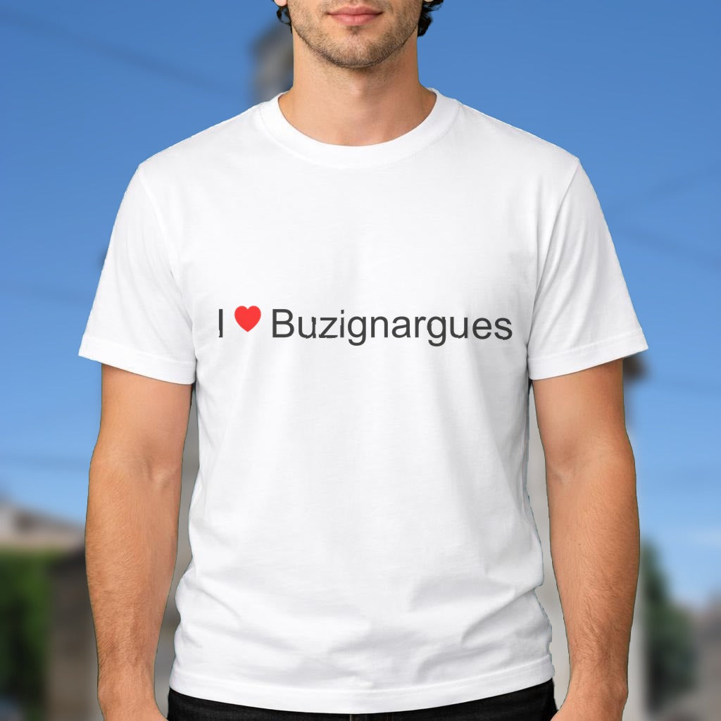 T-shirt I love buzignargues