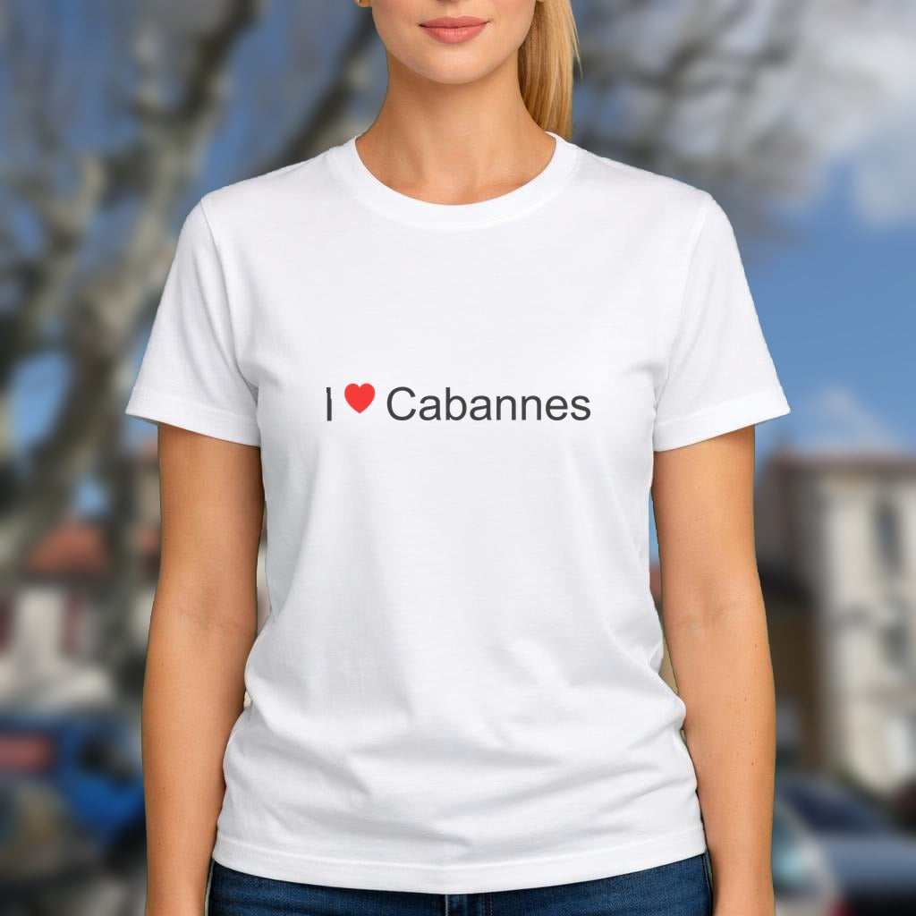 T-shirt I love cabannes