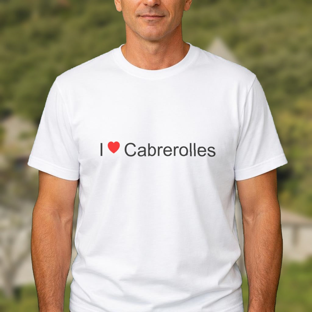 T-shirt I love cabrerolles