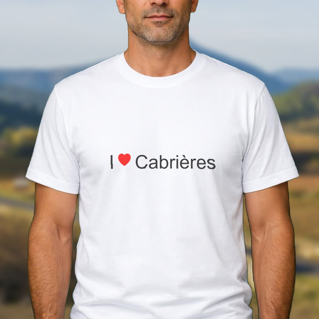 T-shirt I love cabrières