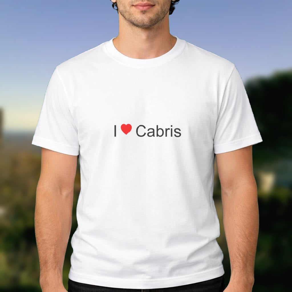T-shirt I love cabris